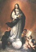 MURILLO, Bartolome Esteban Immaculate Conception sg oil on canvas